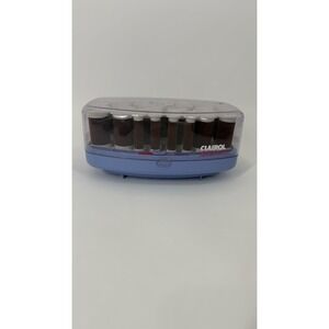 VTG Clairol Kindness VH24 Electric Hot Rollers Velvet Flocked Hair Setter 24pc